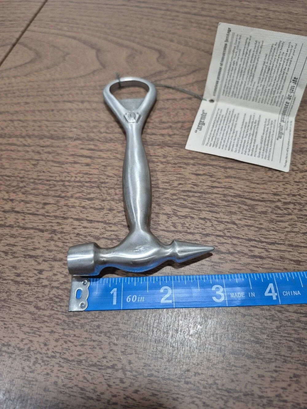 NWT Vintage Style Cast Metal Bar Keepers Tool By Quaker Alloy Casting Co